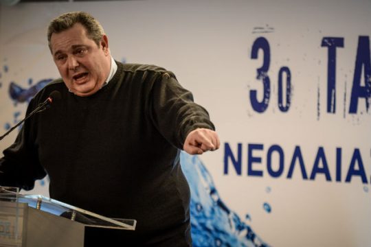Κομματική πειθαρχία για την Συμφωνία των Πρεσπών θέτει ο Καμμένος