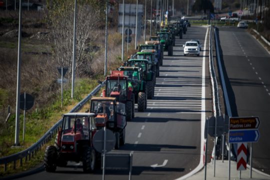 Άφησαν τα μπλόκα οι αγρότες της Καρδίτσας