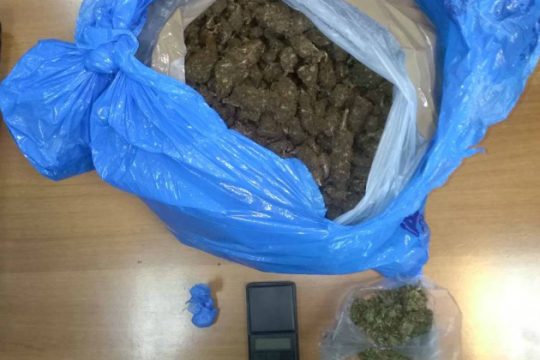 Ηράκλειο: Συνελήφθη 28χρονος με 1,5 κιλό κάνναβη