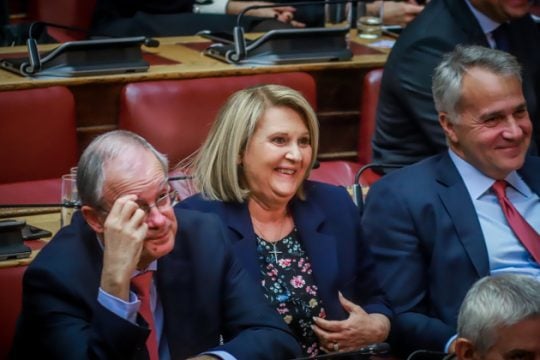 Συνεχίζει το εθνικιστικό «βιολί» της η Ν.Δ. στη Βουλή
