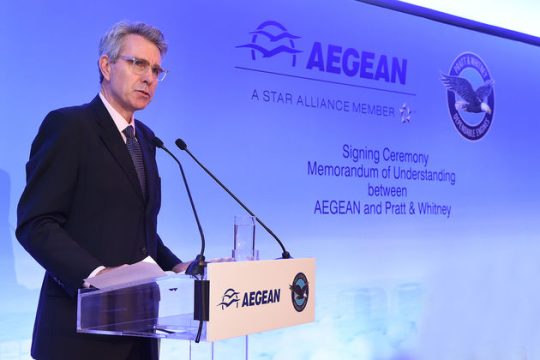 130 κινητήρες αεροσκαφών από την αμερικανική Pratt & Whitney παρήγγειλε η Aegean