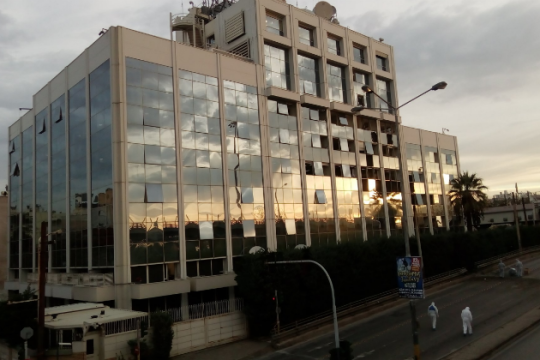 Ισχυρή έκρηξη βόμβας στον ΣΚΑΪ