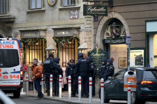 Ένας νεκρός και ένας τραυματίας από πυρά στη Βιέννη