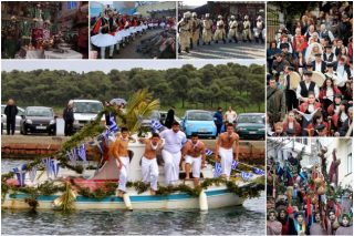 Μωμόγεροι, Αράπηδες, νεράντζια και εικονίσματα