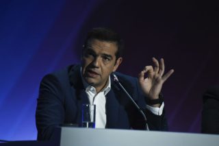 Ο Αλέξης Τσίπρας στην Ελλη Στάη