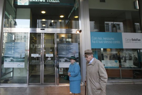 Προσωρινή διοίκηση στην Banca Carige διόρισε η ΕΚΤ