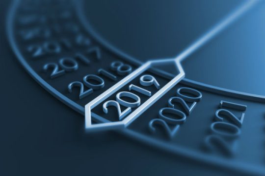 2019, έτος σημαντικών επετείων