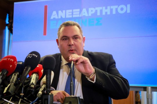 Για κοινοβουλευτικό πραξικόπημα μιλάει ο Καμμένος