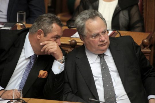 Νέα ανταλλαγή πυρών Κοτζιά – Καμμένου