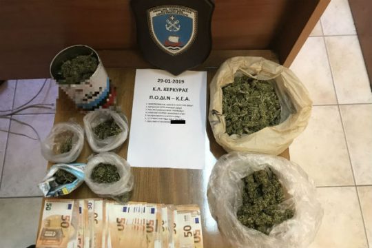 Σύλληψη για ναρκωτικά στην Κέρκυρα