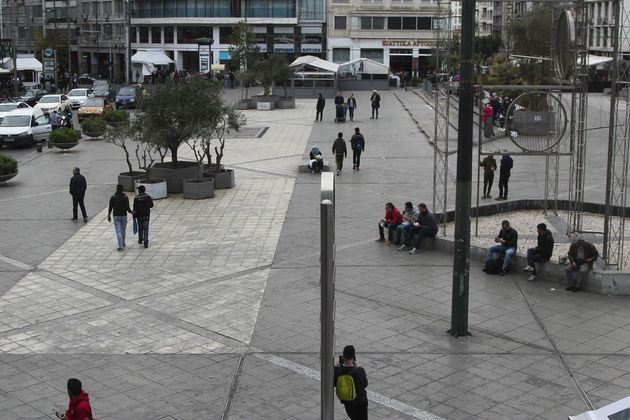 Εργα αποκατάστασης και συντήρησης στην Ομόνοια