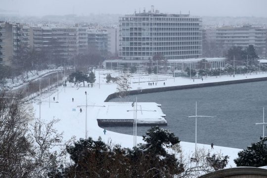 Χιόνια, καταιγίδες και ψύχος φέρνει ο «Τηλέμαχος»