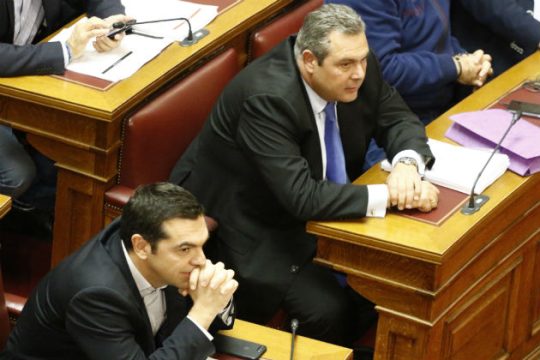 Βολές Καμμένου κατά Τσίπρα
