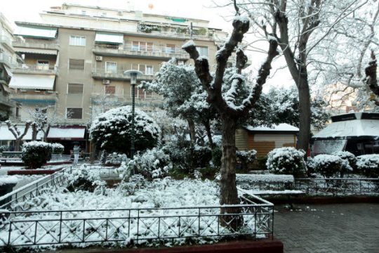 Βροχές και νέες χιονοπτώσεις έφερε η «Υπατία»