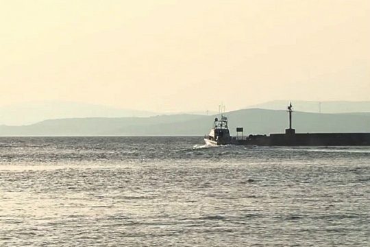 Πρόσκρουση πλοίου στο λιμάνι της Χίου