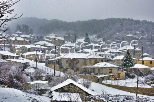 Σκαμνέλι, χιονισμένη αρχοντιά