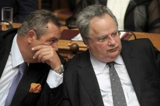 Ανακάλεσε ο Πάνος Καμμένος, έληξε η χρόνια διαμάχη με τον Ν. Κοτζιά