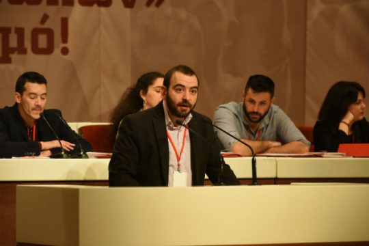 Ο Νίκος Αμπατιέλος επανεξελέγη γραμματέας του ΚΣ της ΚΝΕ