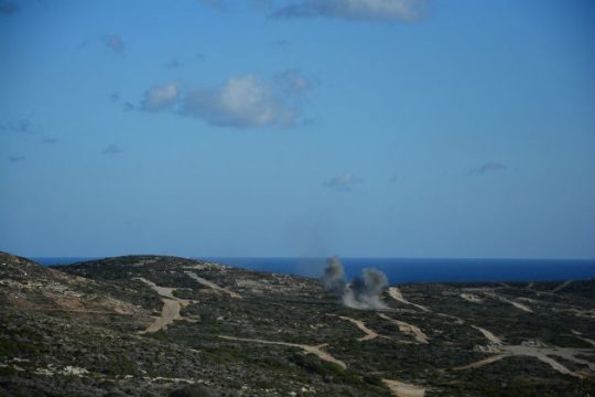 Ανάφλεξη συσσωρευτών ασυρμάτων σε στρατιωτική άσκηση