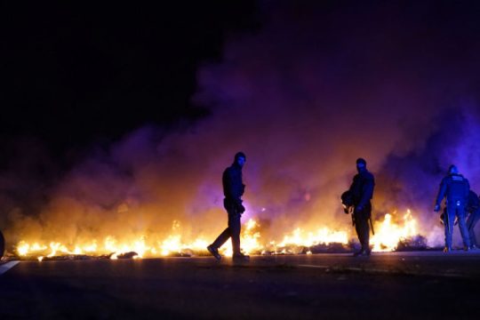 Συγκρούσεις στην Καταλονία για τη δίκη των αυτονομιστών ηγετών