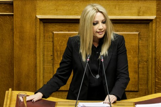 Γεννηματά: «Χορηγός της Χρυσής Αυγής ο κ. Τσίπρας»