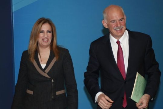 Συνάντηση κορυφής Γεννηματά – Παπανδρέου