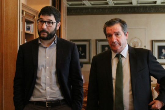 Η ασφάλεια εργαζομένων στην καθαριότητα στη συνάντηση Ηλιόπουλου-Καμίνη