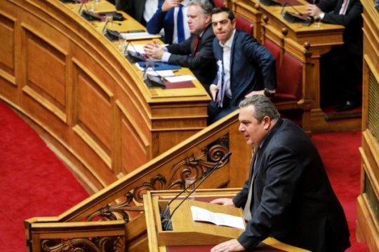 Κυβερνητικό σχέδιο για αρχηγούς, αντίδραση Ν.Δ. – Καμμένου