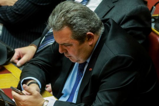 Νέες βολές Καμμένου κατά Κοτζιά