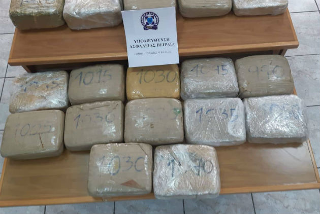 Τους συνέλαβαν με 28 κιλά κάνναβης στην εθνική Αθηνών-Κορίνθου