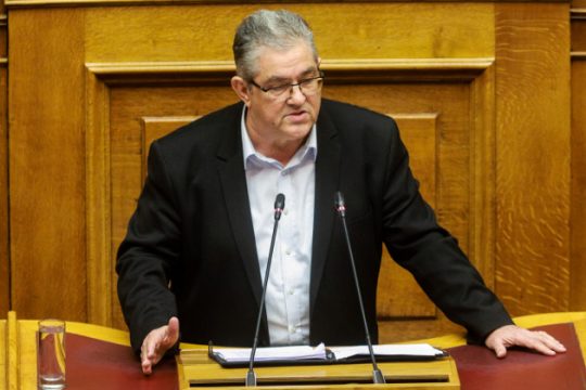 Κουτσούμπας: Κυβέρνηση – βαποράκι των ΗΠΑ στα Βαλκάνια
