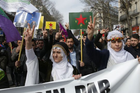 Διαδήλωση στο Στρασβούργο για τα 20 χρόνια από τη σύλληψη Οτζαλάν