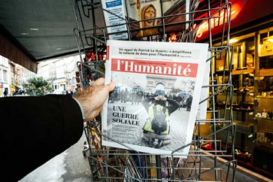 Συγκέντρωση αλληλεγγύης για να μην κλείσει η Humanite