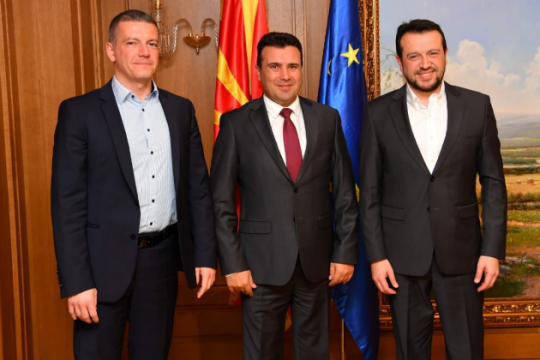 Τετ α τετ Ν. Παππά – Ζ. Ζάεφ στη Βόρεια Μακεδονία