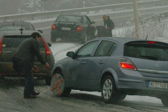 Πού χρειάζονται αντιολισθητικές αλυσίδες