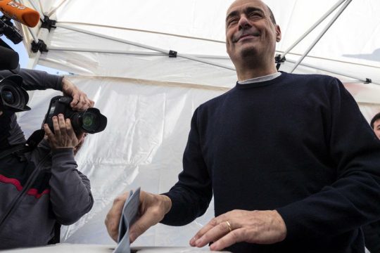 Θρίαμβος Τζινγκαρέτι με στροφή προς τα αριστερά