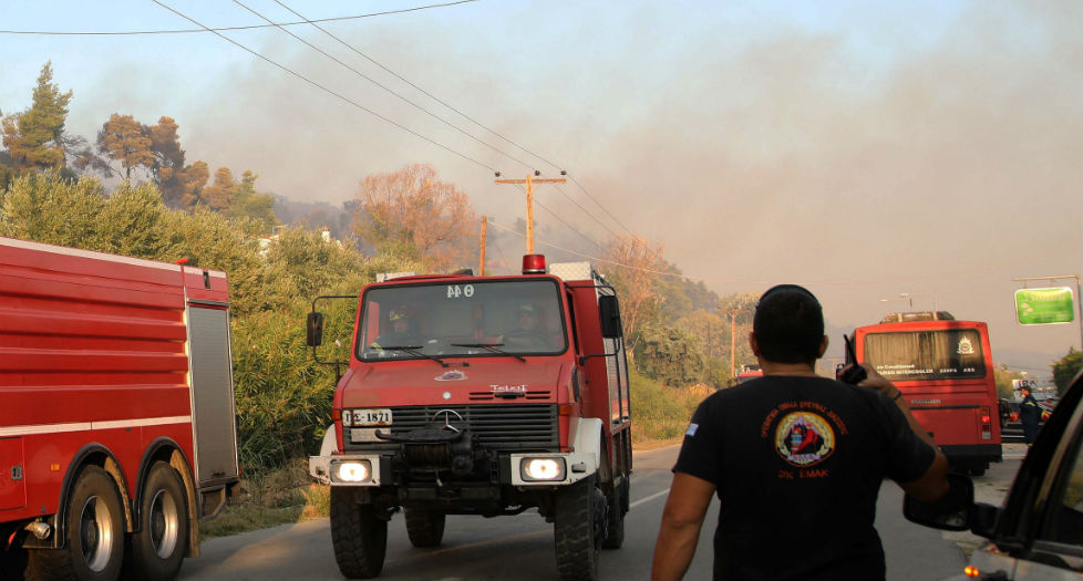 Υπό πλήρη έλεγχο η μεγάλη φωτιά στη Λέσβο