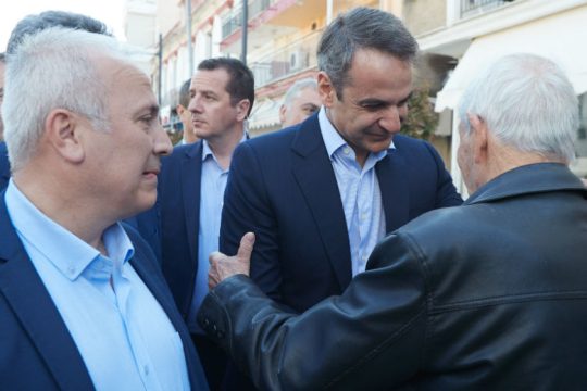 Περιοδεία Μητσοτάκη στις Σέρρες