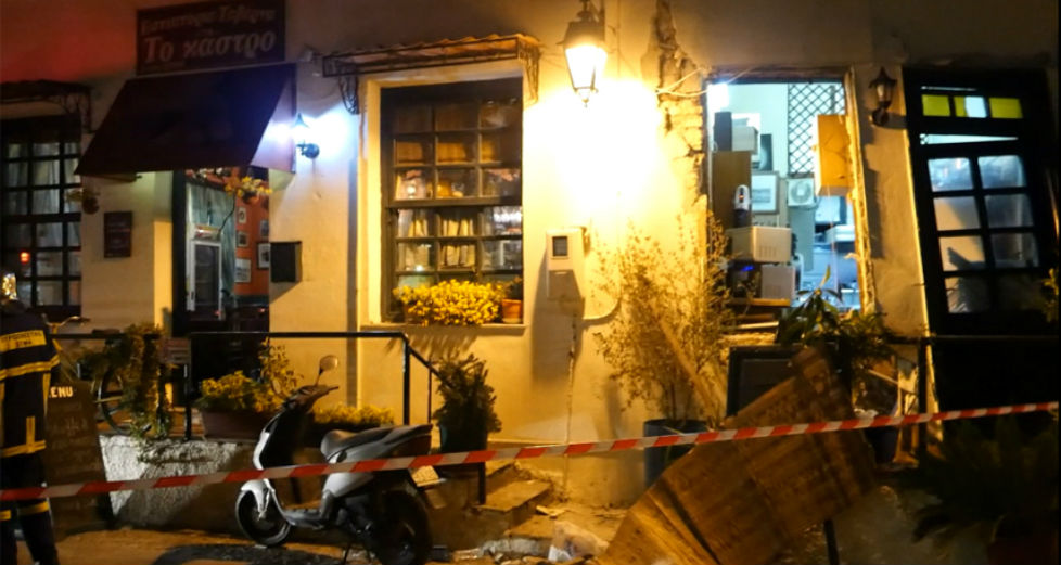 Έκρηξη σε ταβέρνα της Λέσβου από διαρροή φιάλης υγραερίου