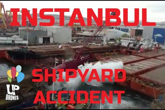 Τρομακτικό ατύχημα στα ναυπηγεία της Κωνσταντινούπολης