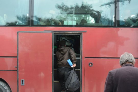 Σταδιακή αποχώρηση προσφύγων από τα Διαβατά