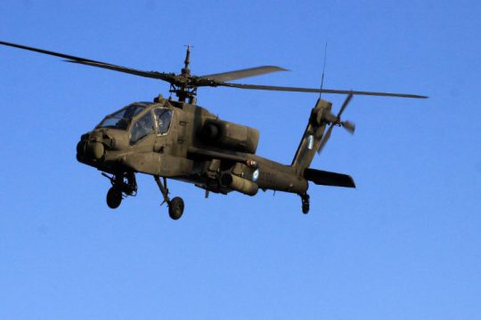 Προσγείωση ελικοπτέρου Απάτσι στα Φάρσαλα λόγω βλάβης