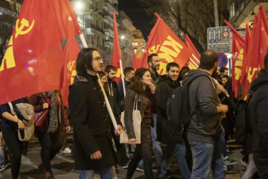 Η ΚΝΕ καλεί για ψήφο στο ΚΚΕ «για την Ελλάδα και την Ευρώπη του σοσιαλισμού»