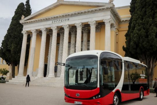 Στην Αθήνα το πρώτο ηλεκτρικό λεωφορείο