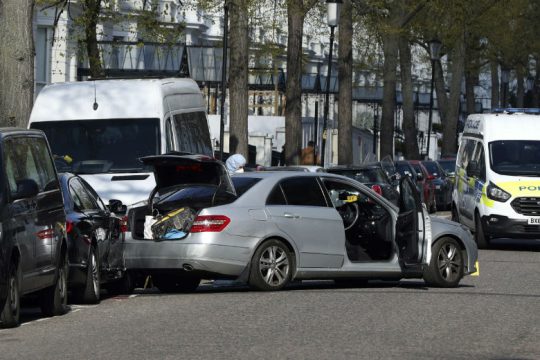 Εμβόλισαν το όχημα της πρέσβειρας της Ουκρανίας στο Λονδίνο