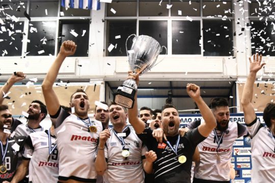Κυπελλούχος ο ΠΑΟΚ στο βόλεϊ ανδρών