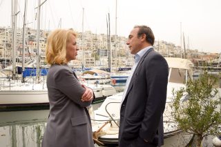 Τετ-α-τετ Δούρου με Κόκκαλη στο Μικρολίμανο