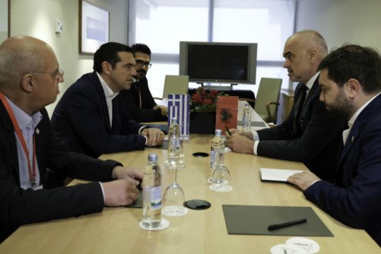 Συνάντηση Τσίπρα–Ράμα στην Κροατία