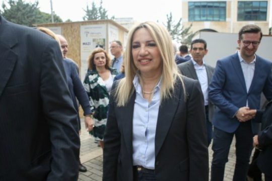Επίσκεψη της Φ. Γεννηματά σε πληγείσες περιοχές των Χανίων