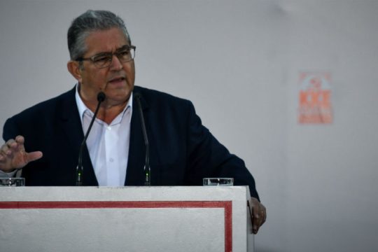 Δ. Κουτσούμπας: Να γκρεμιστεί η Χρυσή Αυγή από την τρίτη θέση